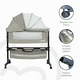thumbnail image 5 of Cuna Colecho Cozy con Colchón Mosquitero Canasto Beige Huvi, 5 of 9