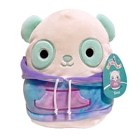 Sudadera Con Capucha De Peluche Squishmallows Animal Squad, 12 Cm, Sissy Panda