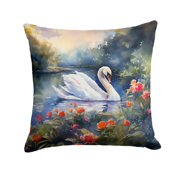 Cojín Swan Lavable A Máquina 14 X 14 Cm