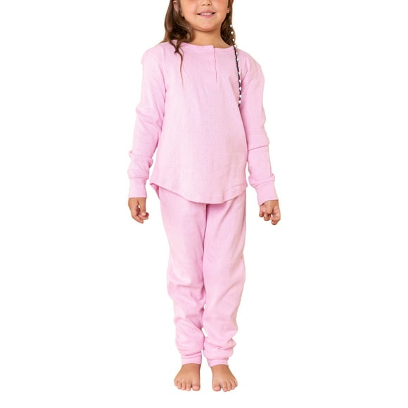 Pijama Algodón Niña 7308 Rosado 4