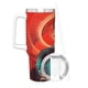 thumbnail image 3 of Vértigo Vaso aislado de acero inoxidable con asa, diseño temático, regalo para familia, amigos y fans; incluye pajita y encaja en el portavasos estándar, 40 oz, 3 of 6