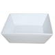 thumbnail image 2 of Bowl Cuadrado 1 Pieza Porcelana Blanco, 1 Un, 2 of 2
