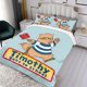 thumbnail image 3 of Timothy Va a la Escuela Conjunto de sábanas temático, trío de piezas, cómodo y amigable con la piel, diseño único, regalo de decoración para el hogar para familiares, amigos y fans,135cm *200cm, 3 of 6