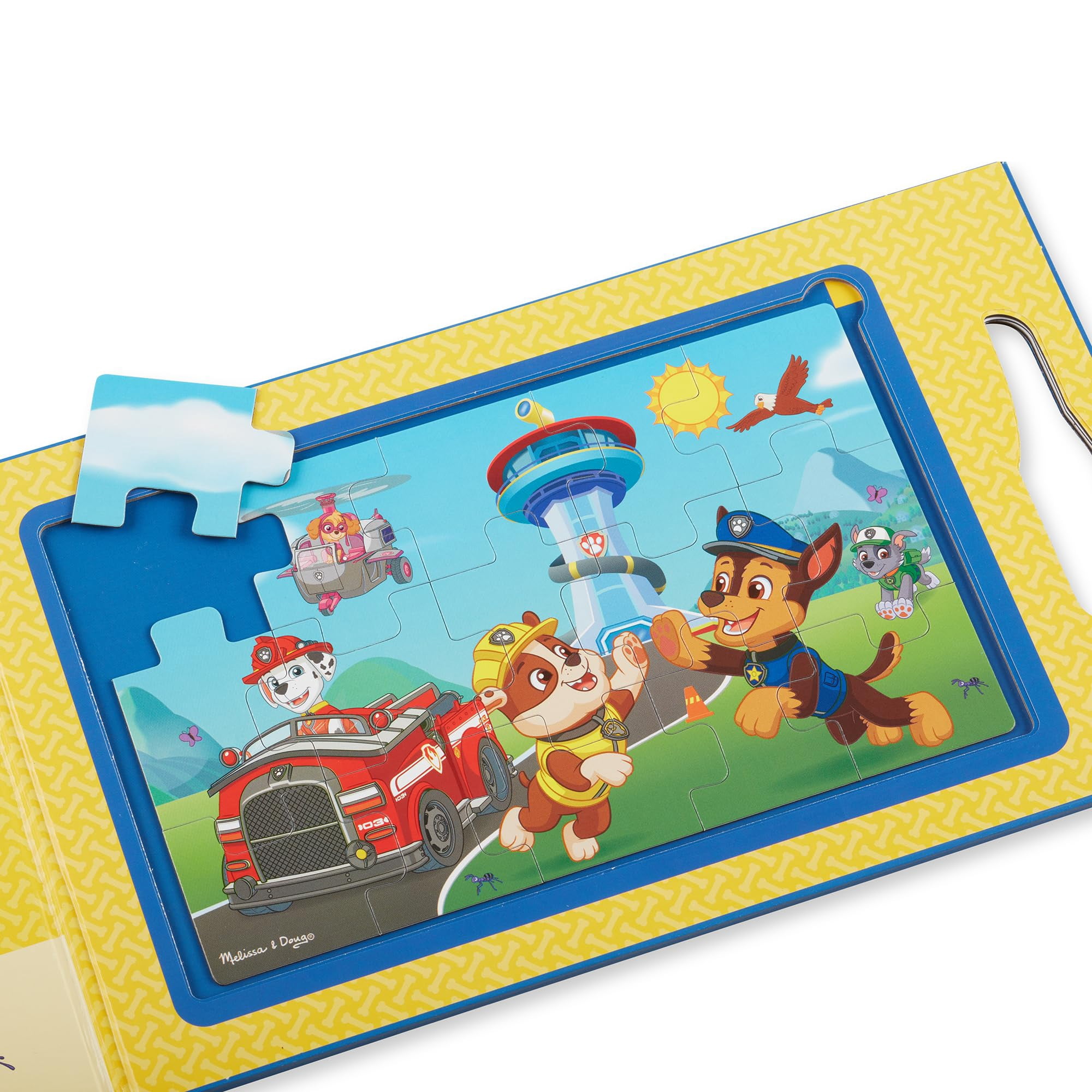 Melissa & Doug - Rompecabezas Paw Patrol De 15 Piezas (2 Rompecabezas)