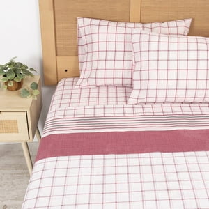 Mashini - Sábana Estampada 144 H 2 P Tartan