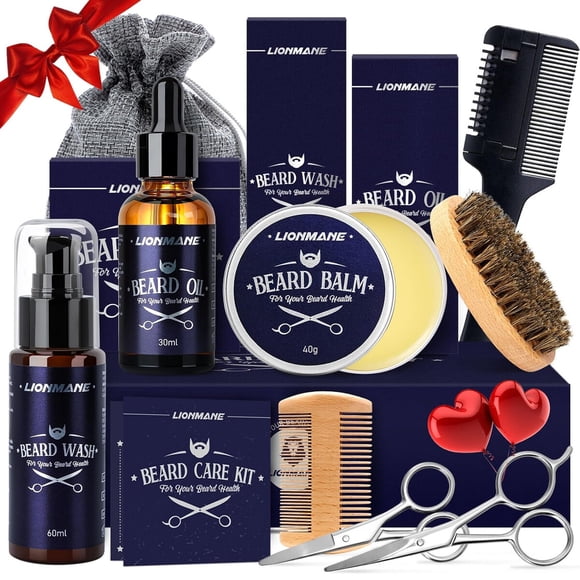 Kit Barba Lionmane Aceite 30 ml Balsamo 40 g Lavado 60 ml