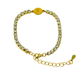 thumbnail image 1 of Pulsera San benito ajustable con zirconias chapada en oro 18k, 1 of 3