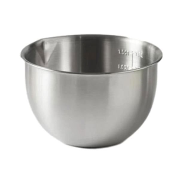Tazón De Mezcla Profundo De Acero Inoxidable, Cuencos De Preparación Para Postre, Almacenamiento De Alimentos, Cocina, 4,5 L