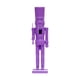 thumbnail image 1 of Figura De Cascanueces, Decoración Navide?a, Estatua Para Chimenea, Festival, Navidad, Color Morado, 1 of 5