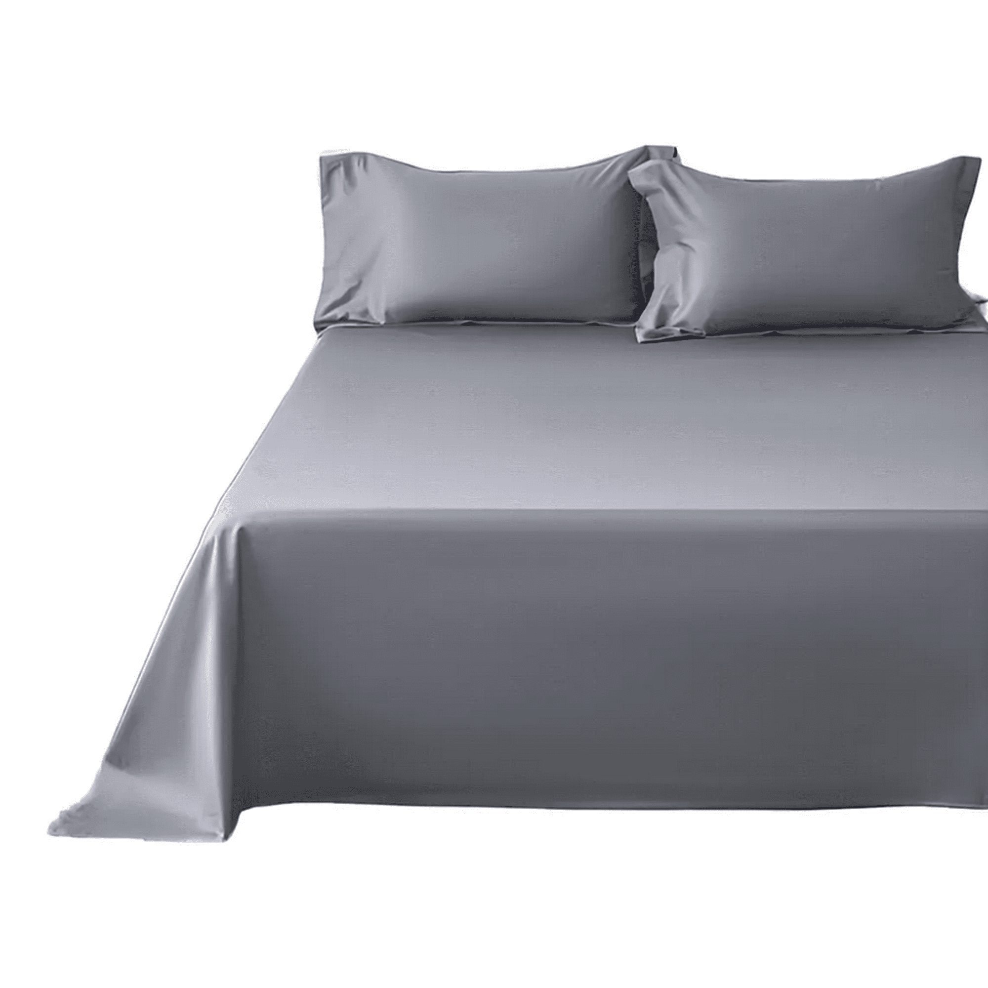 Genérico - Juego Sabanas King 500 Hilos Algodon Colores Lisos