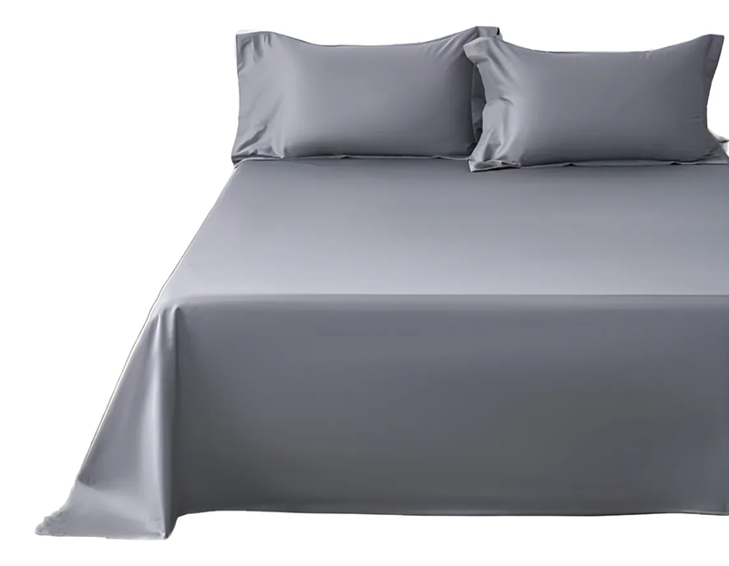 Genérico - Juego Sabanas King 500 Hilos Algodon Colores Lisos