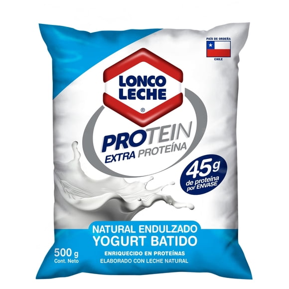 Yogurt proteina bolsa loncoleche, 500 g