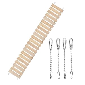 Ioensy - Jaula De Columpio Para Pollo, Soporte Colgante, Escalera Para Periquito, Pájaros Medianos Y Grandes, Pollitos