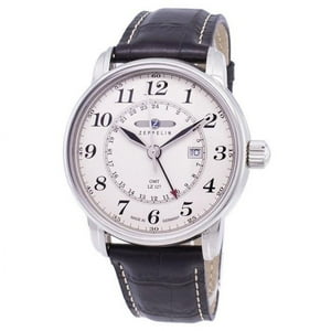 Zeppelin - Reloj De Hombres Count 43Mm Con Banda De Cuero Marrón