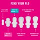 thumbnail image 2 of Almohadillas menstruales FLO Bamboo con alas para 14 días, 10 noches, 24 unidades, 2 of 8