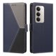 thumbnail image 4 of Funda Libro Tricolor para Xiaomi Redmi 15 con Ranuras para Tarjetas, Azul Oscuro, 4 of 6