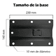 thumbnail image 3 of Soporte de bafle bocina pared, base pedestal stand 35kg 2pcs, 3 of 3
