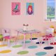 thumbnail image 4 of Mesa + 2 sillas Infantil rosada, 4 of 5