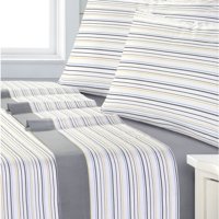 Sabana Andes Estampada 180 Hilos Listado 101 1.5 Plaza