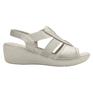 Sandalia Mujer Chalada Lupe-4 Plateado Casual