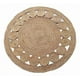 thumbnail image 1 of Alfombra Redonda De Yute 100cm Decoración Living Exteriores, 1 of 5