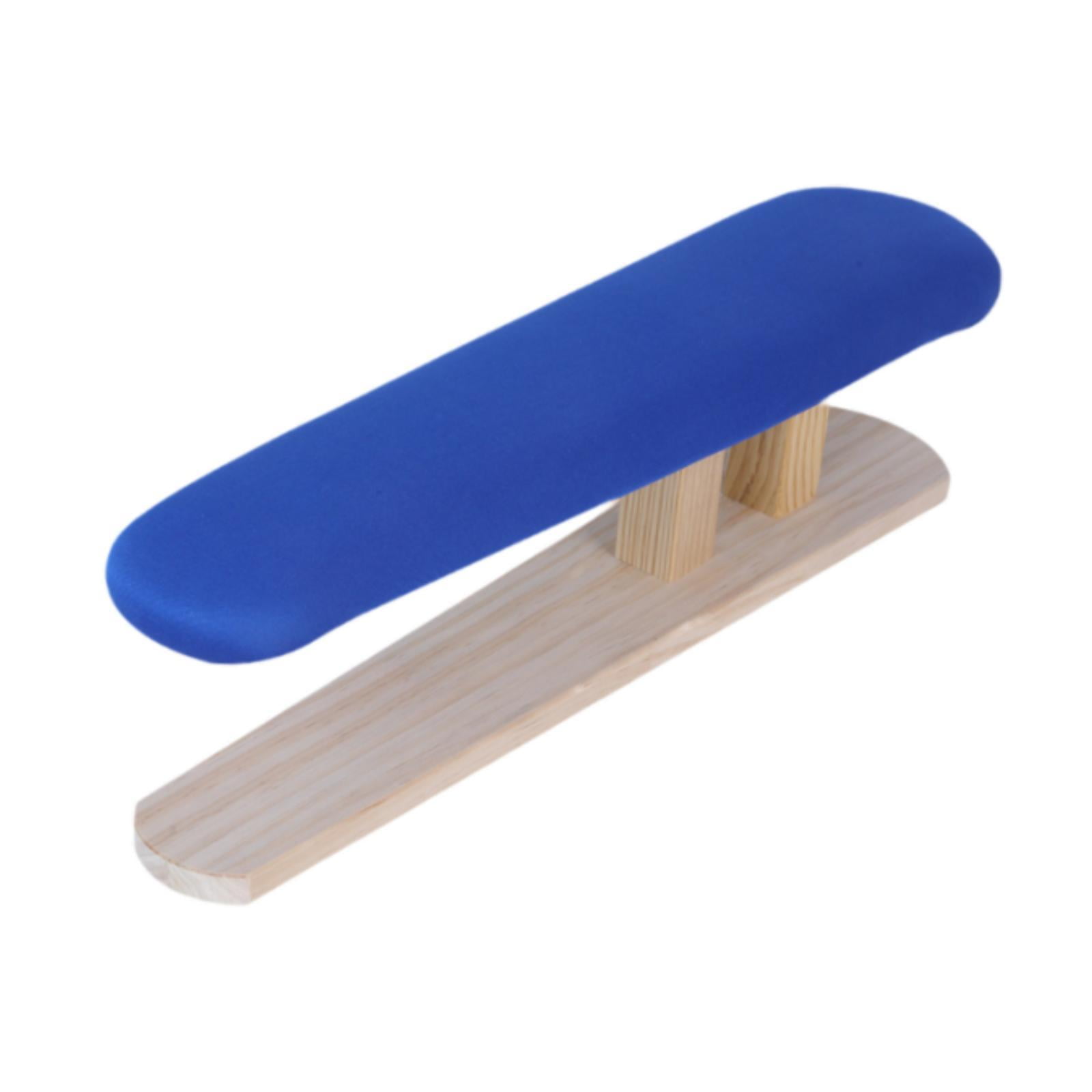 Magideal - Pequeña Tabla De Planchar, Base De Madera, Borde Elástico, Cubierta De Reemplazo, Tabla De Planchar, Taburetes De Plancha Para El Hogar, En El Hogar, Azul 57cmx13cmx16cm