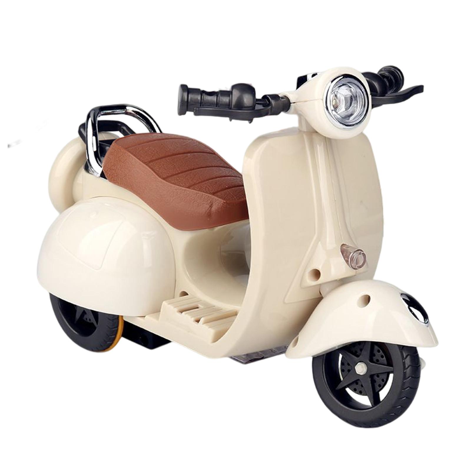 Magideal - Motocicleta Acrobática Giratoria De 360 Degree, Accesorios Para Hámster, Juguetes Eléctricos Para Mascotas, Juguete De Baile De Dibujos Animados, Suministros Para Mascotas, Motocicleta Beige