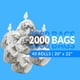 thumbnail image 2 of Bolsas de basura Reli. 2-4 galones | 2000 bolsas | Transparentes | Baño, 2 of 8