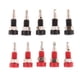 thumbnail image 3 of Enchufe De Poste De Encuadernación De Montaje En Panel De Conector Banana De 10 Piezas De 2 Mm 30-60 V 10A Rojo + Negro, 3 of 4