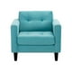 thumbnail image 1 of Sofa Retro 1c Felpa 00 Turquesa, 1 of 6