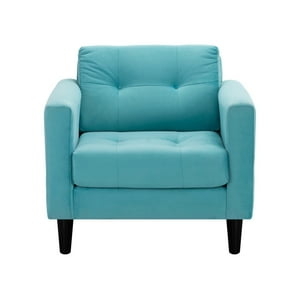 Bodevir - Sofa Retro 1C Felpa 00 Turquesa