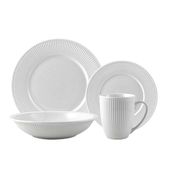 Juego De Loza Emboss 16 Piezas Porcelana 1 Un Mainstays