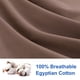 thumbnail image 4 of PiccoCasa 2 Pack Fundas de Almohada de Algodón Egipcio con Cierre de Cremallera Queen Color Café, 4 of 7