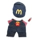 thumbnail image 1 of Conjunto De Ropa De Muñeca De Felpa De 15 Cm, Accesorios Para Fotos, Muñeca, Vestir, Camiseta, Pantalones Con Correa, Estilo B, 1 of 3