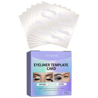 Magideal - 6 Plantillas Para Delineador De Ojos, Aplicadores, Plantillas Para De Ojos, Tarjeta Para Delineador De Ojos Para Niñas Principiantes, Artistas,