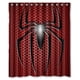 thumbnail image 1 of Cortina de ducha de Spiderman, juego de cortina de baño con ganchos, tamaño 60 x 72 pulgadas, 1 of 3