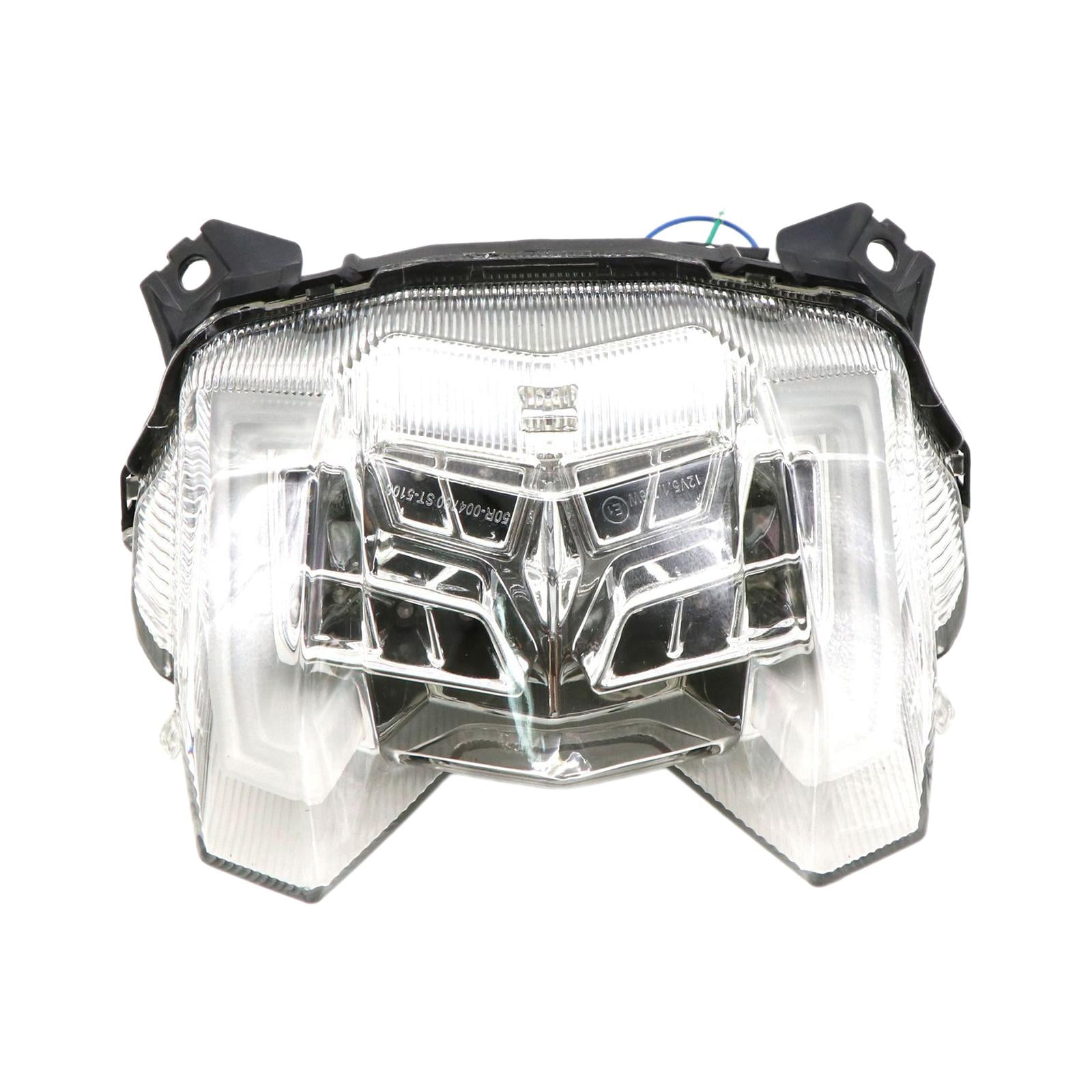 Magideal - Piezas De Reparación De Luz Trasera De Motocicleta, Luz De Freno Para Fz-09 2017-2020 Tapa Transparente