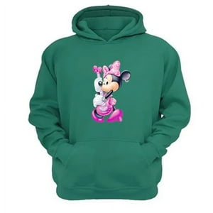 Genérico - Polerón Canguro Ratoncita M. Verde Aguamarina Talla M Unisex