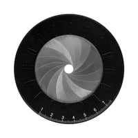 Ioensy - Herramienta De Dibujo Circular De 12,5 Cm De Diámetro, Versátil, Giratoria, Redonda, Geométrica, Color Negro