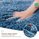thumbnail image 3 of Alfombra de baño Ruggnovea 150 × 61 cm azul de microfibra lavable, 3 of 6