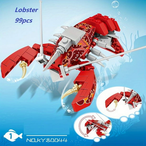 Sea Animals Building Blocks Toys, Early Educational Toy For Kids, Xmas Gift