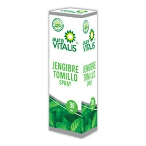 Auravitalis - Jengibre Y Tomillo Spray Alivia Tos Y Resfrio 30Ml