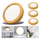 thumbnail image 1 of 3 Foco Plafon Led Redondo Sobrepuesto 36w Luz Fria Madera, 1 of 7