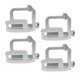 thumbnail image 1 of Abrazaderas De Montaje De Aluminio Resistente Para Chevy More Pick-up Truck Silver 4 Piezas, 1 of 5