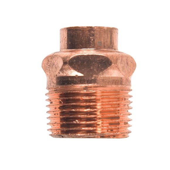 Adaptador de tubos NIBCO Mueller Streamline de 1,27 cm de cobre x 1,91 cm