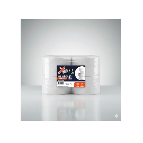Papel Higiénico Xtreme Hoja Simple – 4 Rollos X 500 M