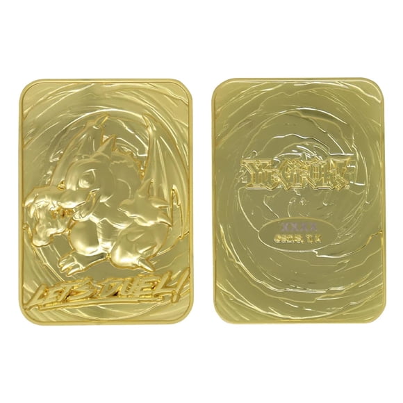 Yu-Gi-Oh! de colección Baby Dragon, edición limitada, chapado en oro de 24 quilates.