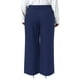 thumbnail image 3 of Agnes Orinda Pantalones de Colegio para Mujer Talla Grande, Cintura Alta Elástica, Pantalones de Negocios Largos y Rectos con Bolsillos 2X Azul Marino, 3 of 6
