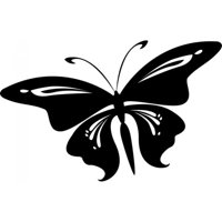 Rienda Libre Graphics - Decomural Simple Butterfly Butterflies Ws-17972