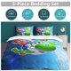 thumbnail image 5 of Super Mario Bed Duvet Cover Microfiber Bedding Sets 3D Printed Lightweight 3 Piece Comforter Sets for Kids Boys Girls, 5 of 5